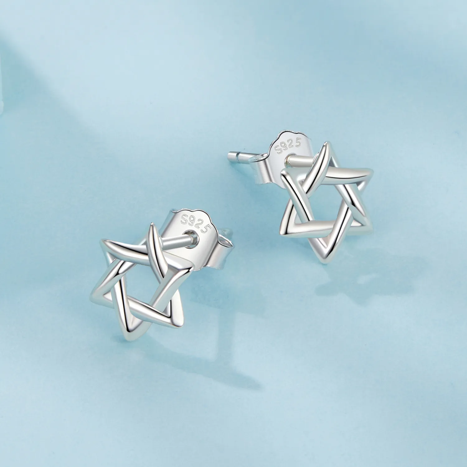 PANDORA Style Six-pointed star earrings - SCE1809