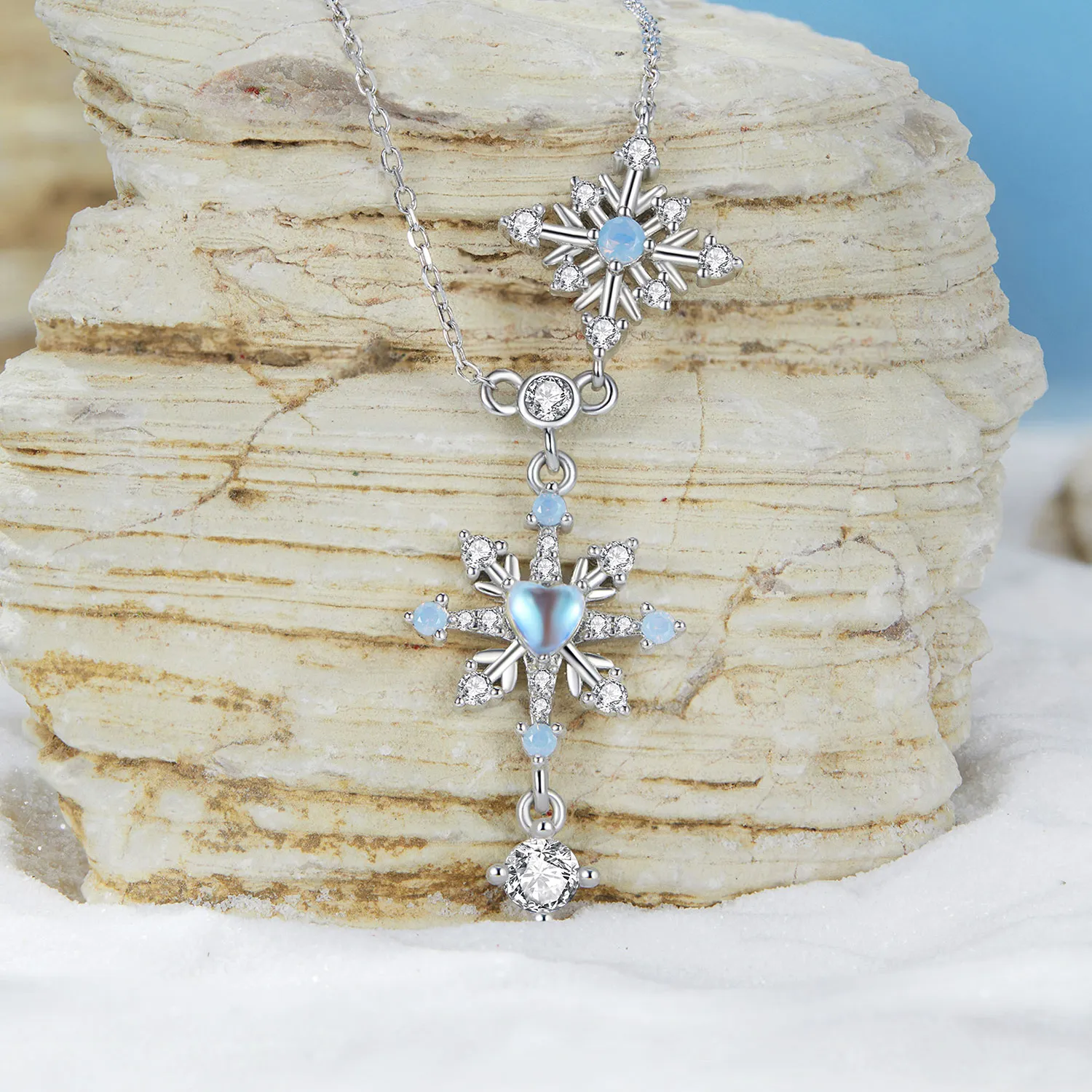 PANDORA Style Snowflake Necklace - BSN364