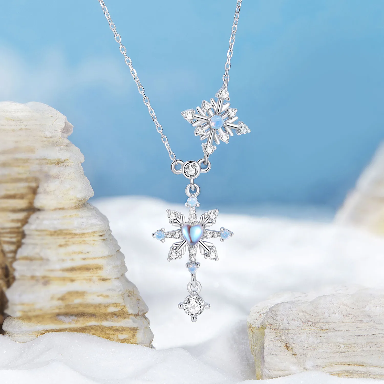 PANDORA Style Snowflake Necklace - BSN364