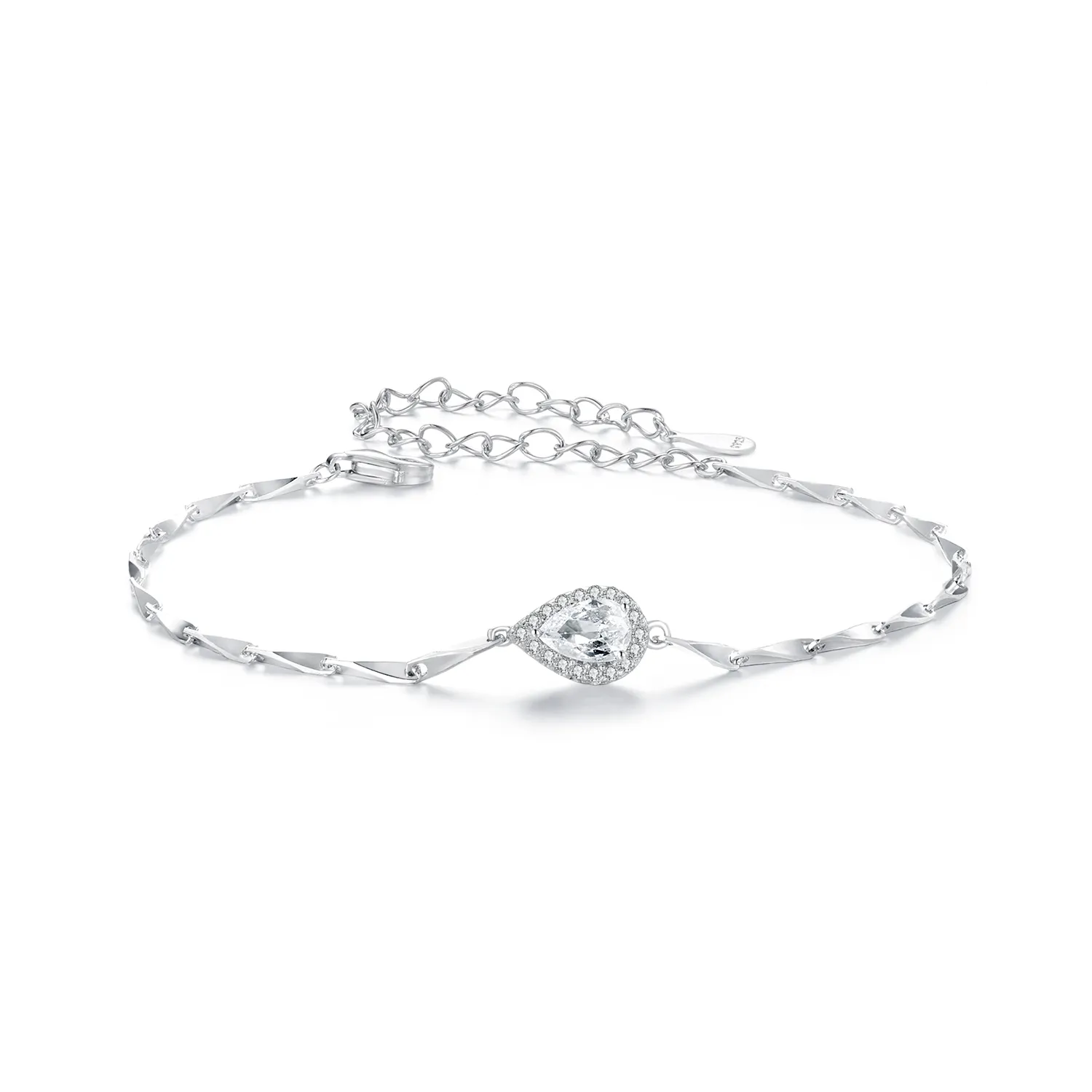 PANDORA Style Sparkling Water Drop Bracelet - BSB185