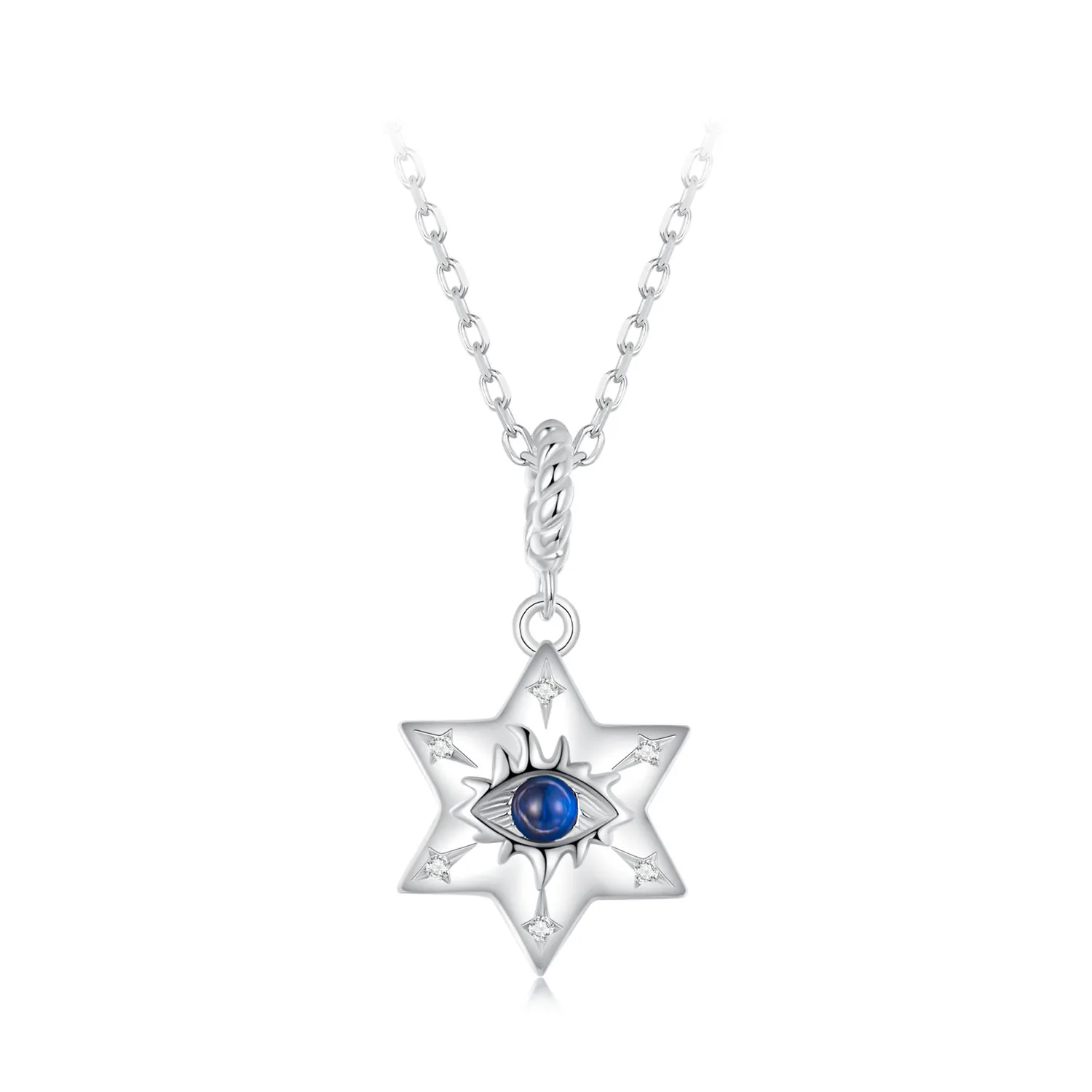 PANDORA Style Starburst Demon Eye Necklace - BSN397