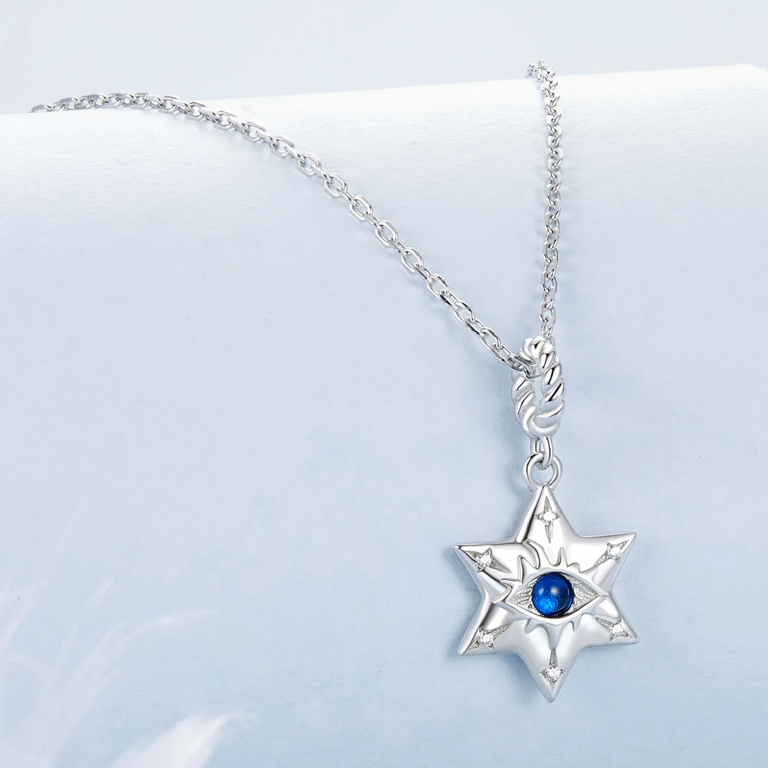 PANDORA Style Starburst Demon Eye Necklace - BSN397