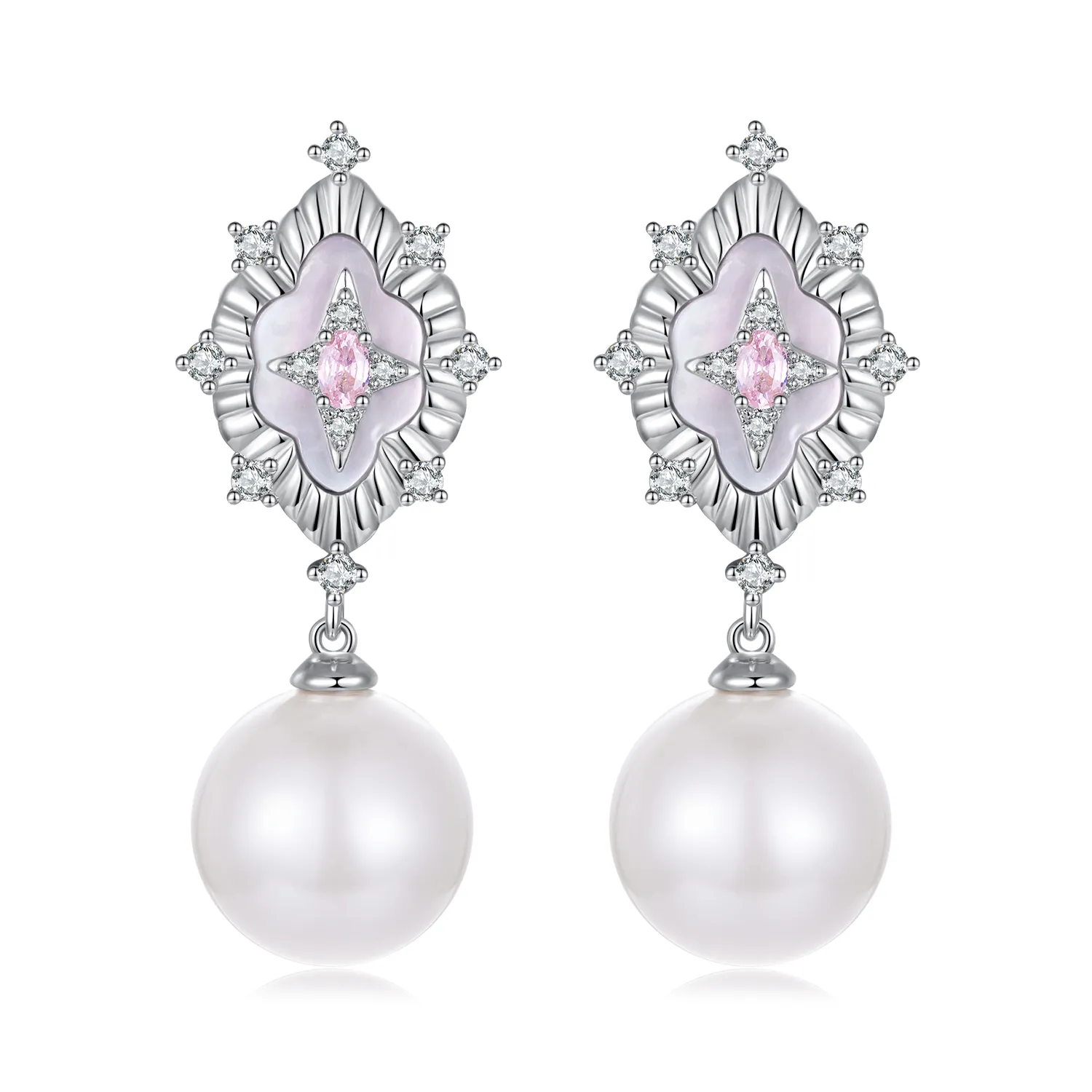 PANDORA Style Starlight pink earrings - YIE246