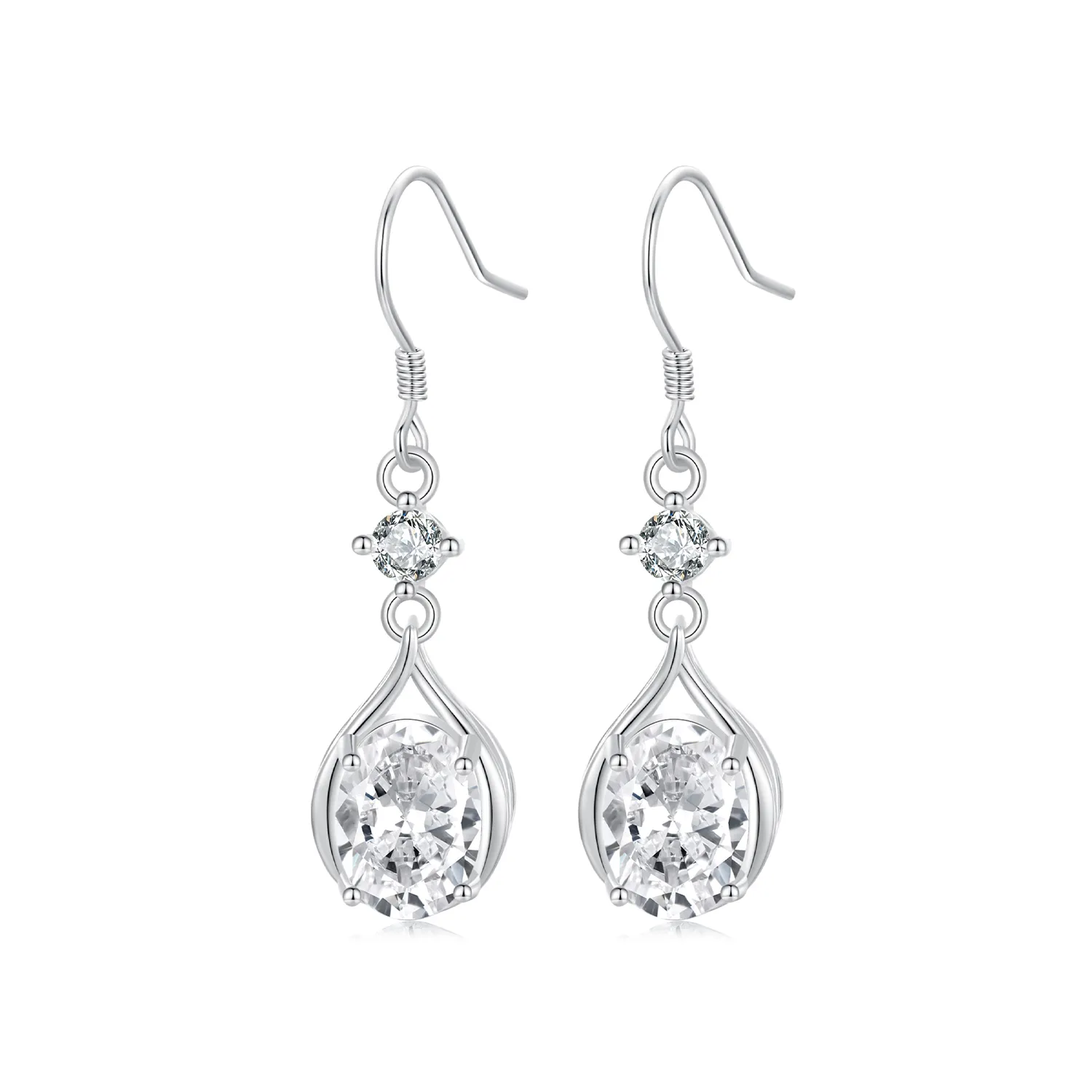 pandora style teardrop earrings bse1087