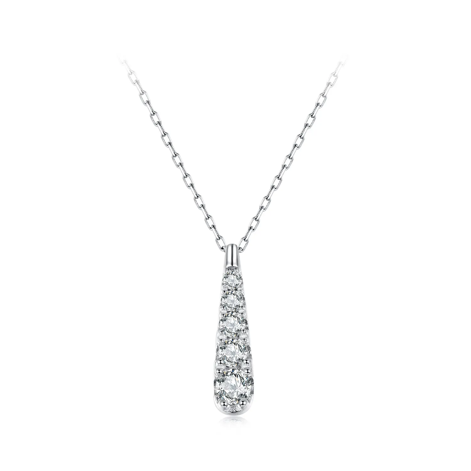 pandora style temperament water drop necklace bsn399