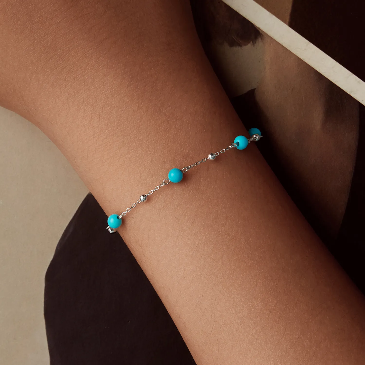 PANDORA Style Turquoise Bracelet - BSB197