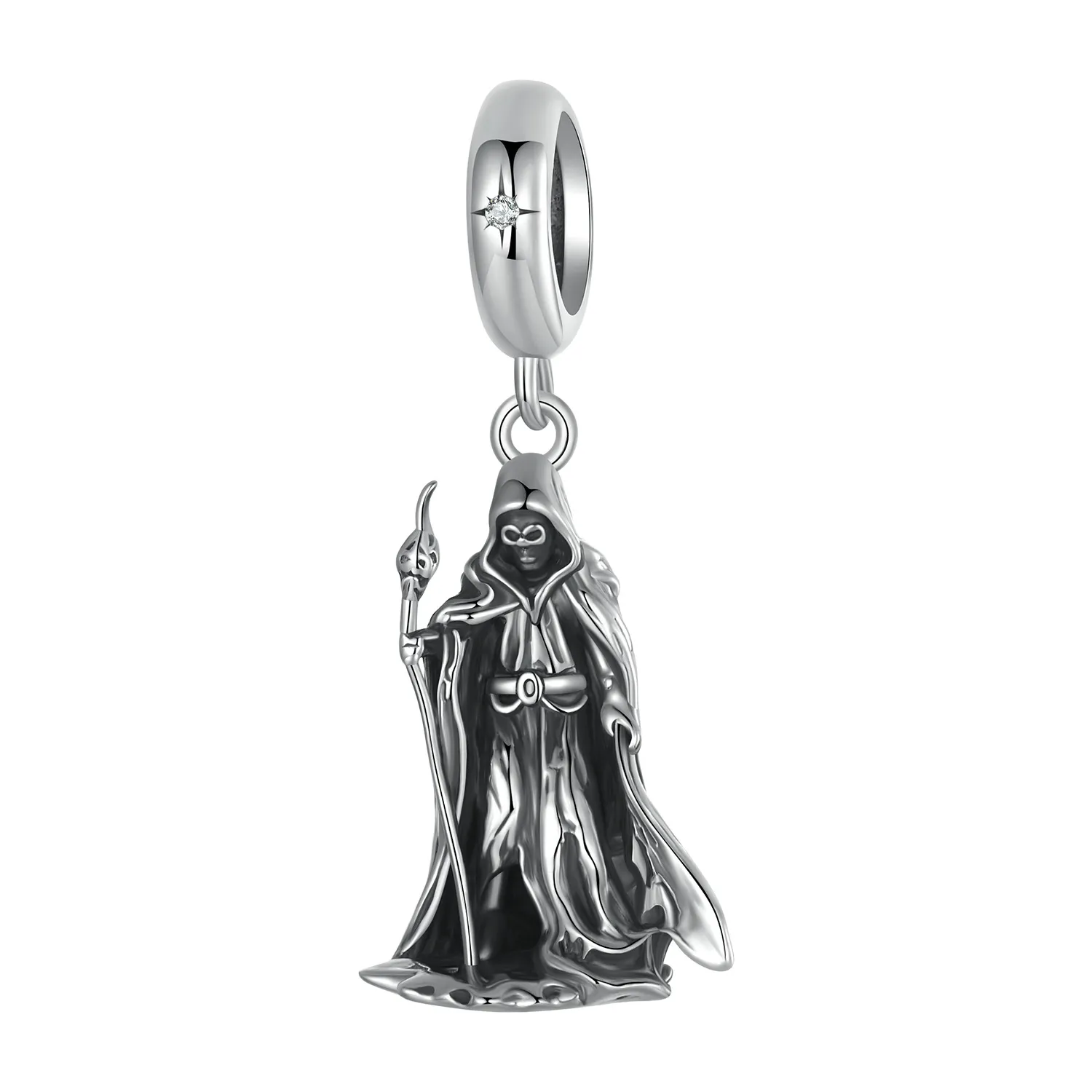 pandora style wand death pendant scc2900