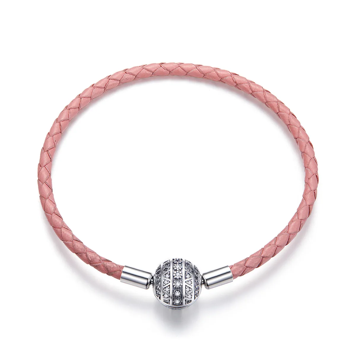 Leather Girlish Emotion Bracelet - PANDORA Style - SCB114