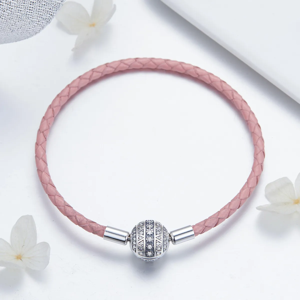 Leather Girlish Emotion Bracelet - PANDORA Style - SCB114