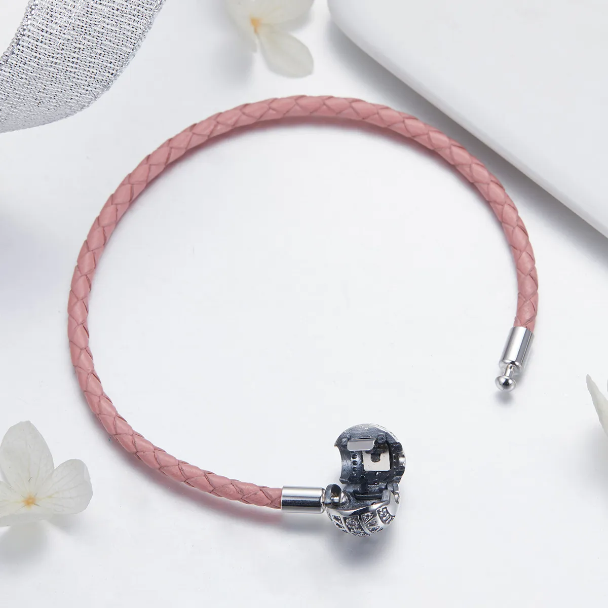 Leather Girlish Emotion Bracelet - PANDORA Style - SCB114