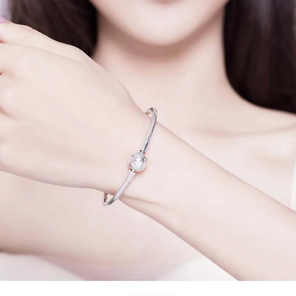 Silver Galaxy Bangle - PANDORA Style - SCB144