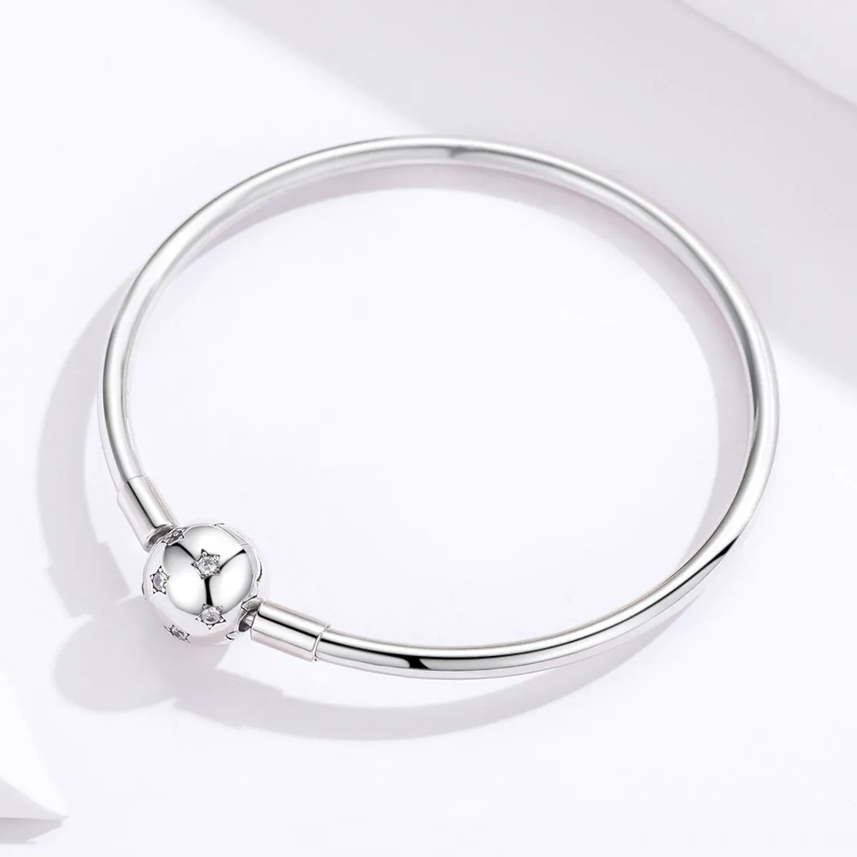 Silver Galaxy Bangle - PANDORA Style - SCB144