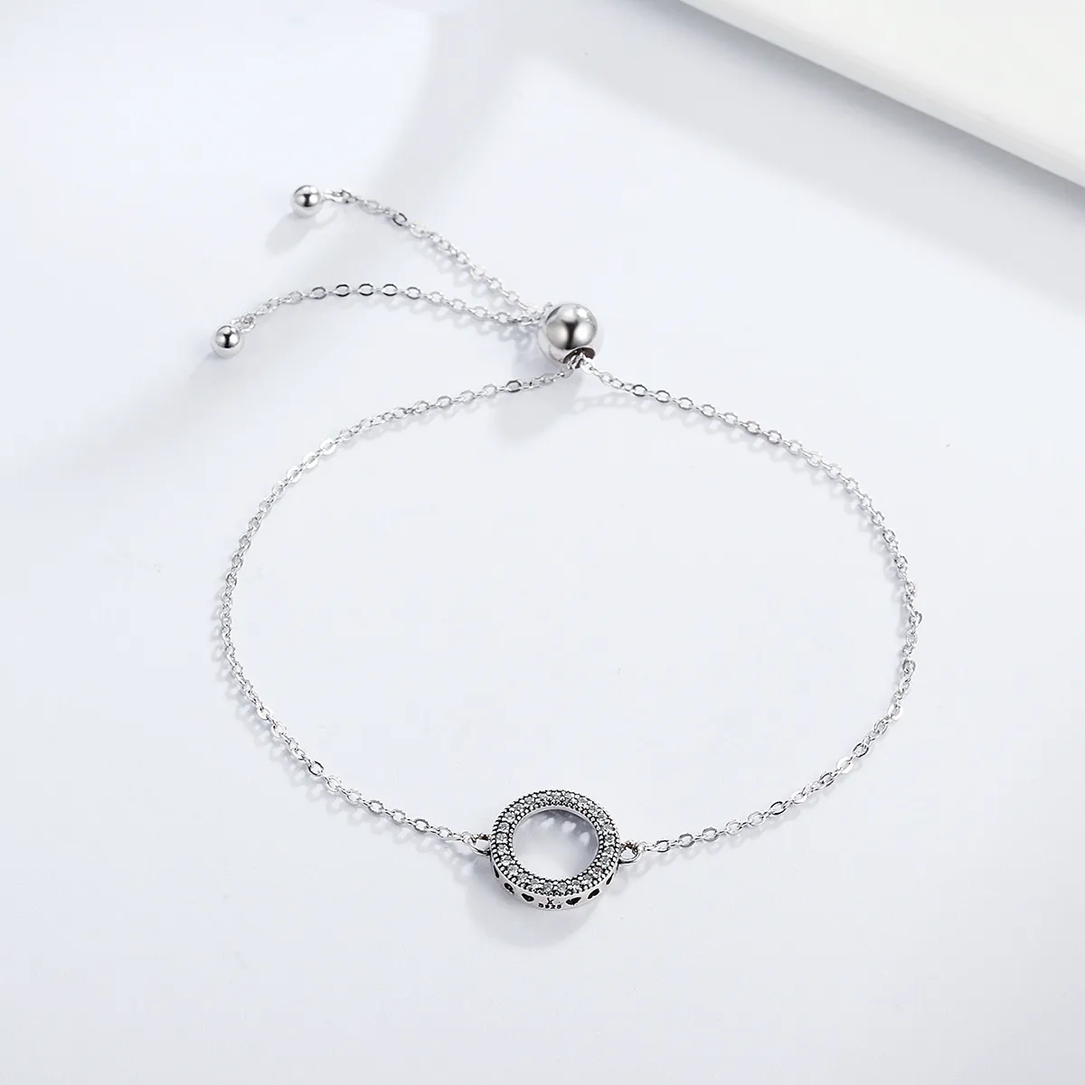 Silver Halo Slider Bracelet - PANDORA Style - SCB030