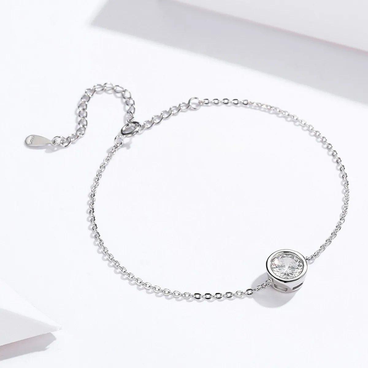 Silver Simple Chain Slider Bracelet - PANDORA Style - SCB157