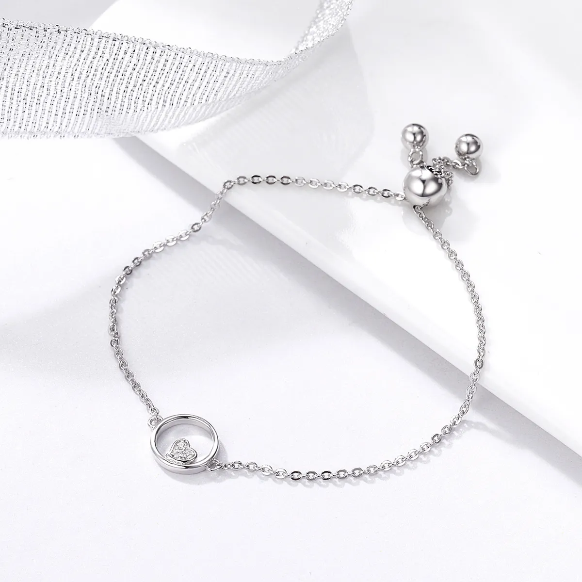 Silver Sweetheart Baby Slider Bracelet - PANDORA Style - SCB020