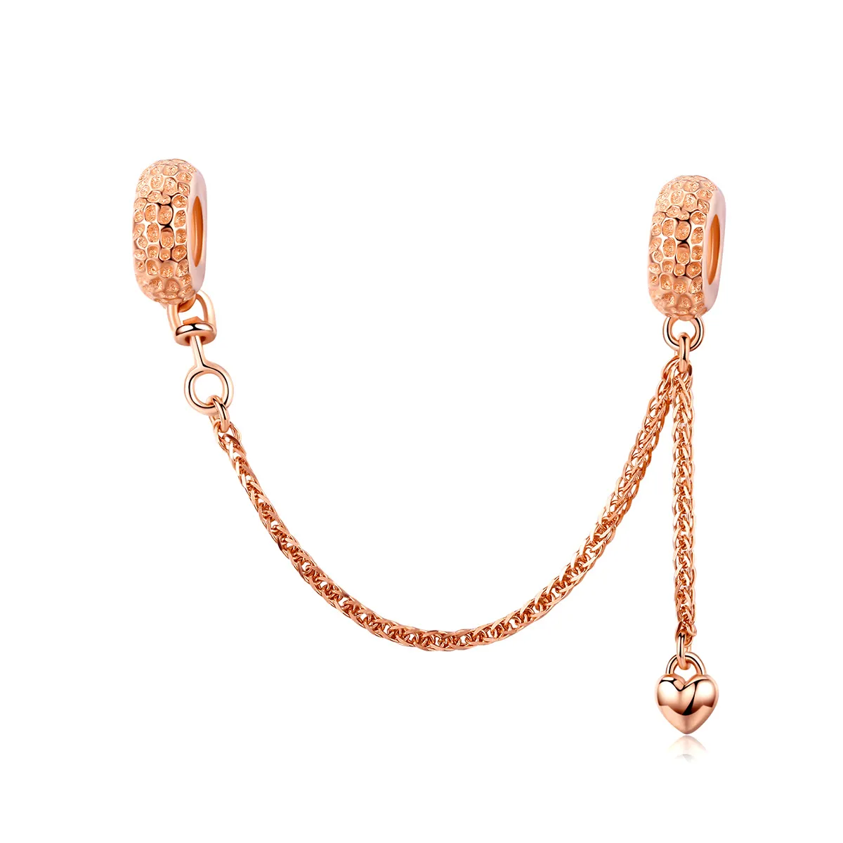 Pandora Compatible Rose Gold Safety Chain - SCC1112-C