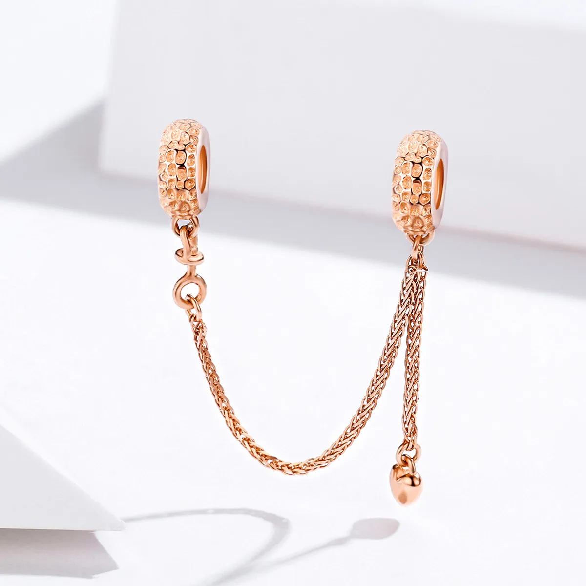 Pandora Compatible Rose Gold Safety Chain - SCC1112-C