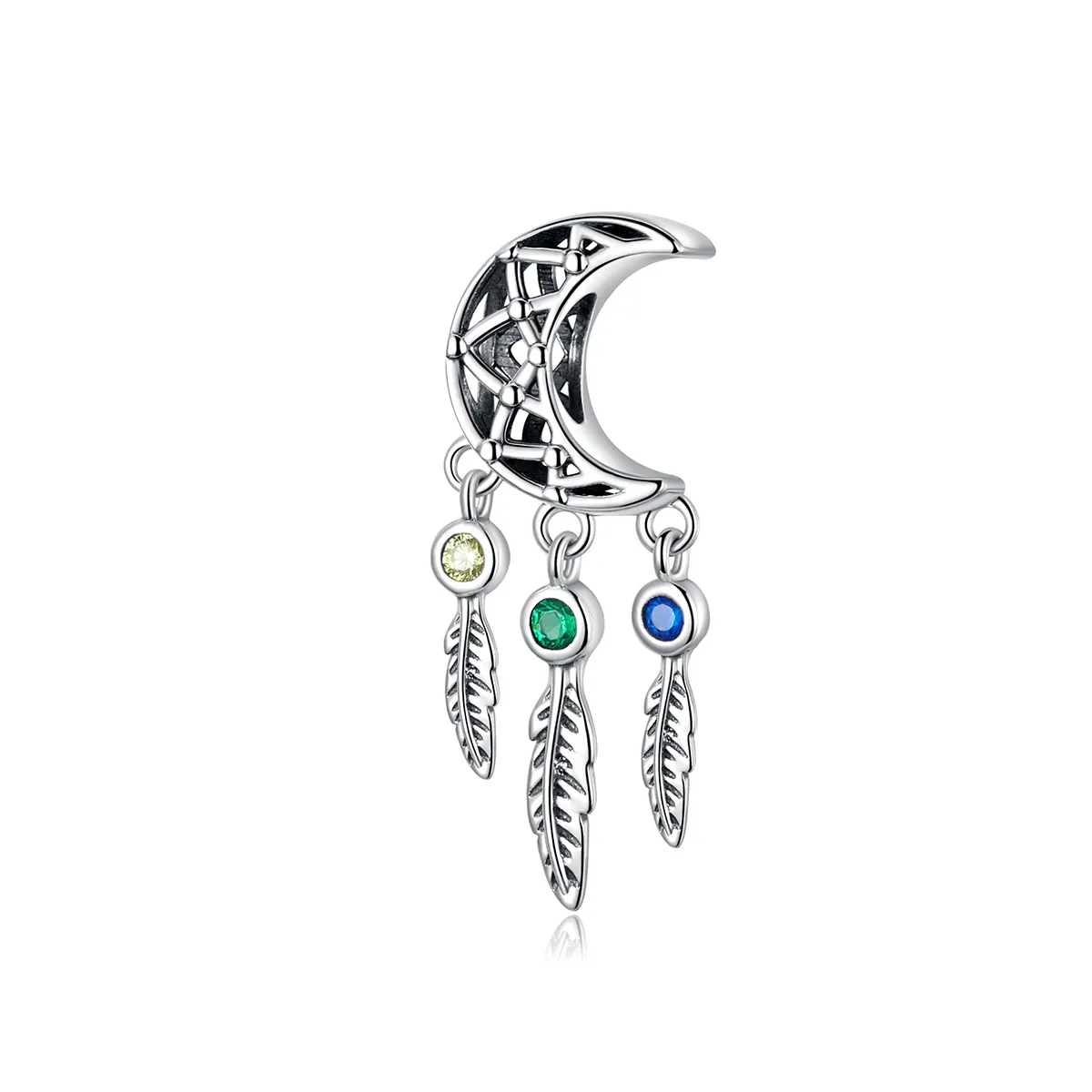 Pandora Compatible Silver Dreamcatcher Dangle - SCC1232