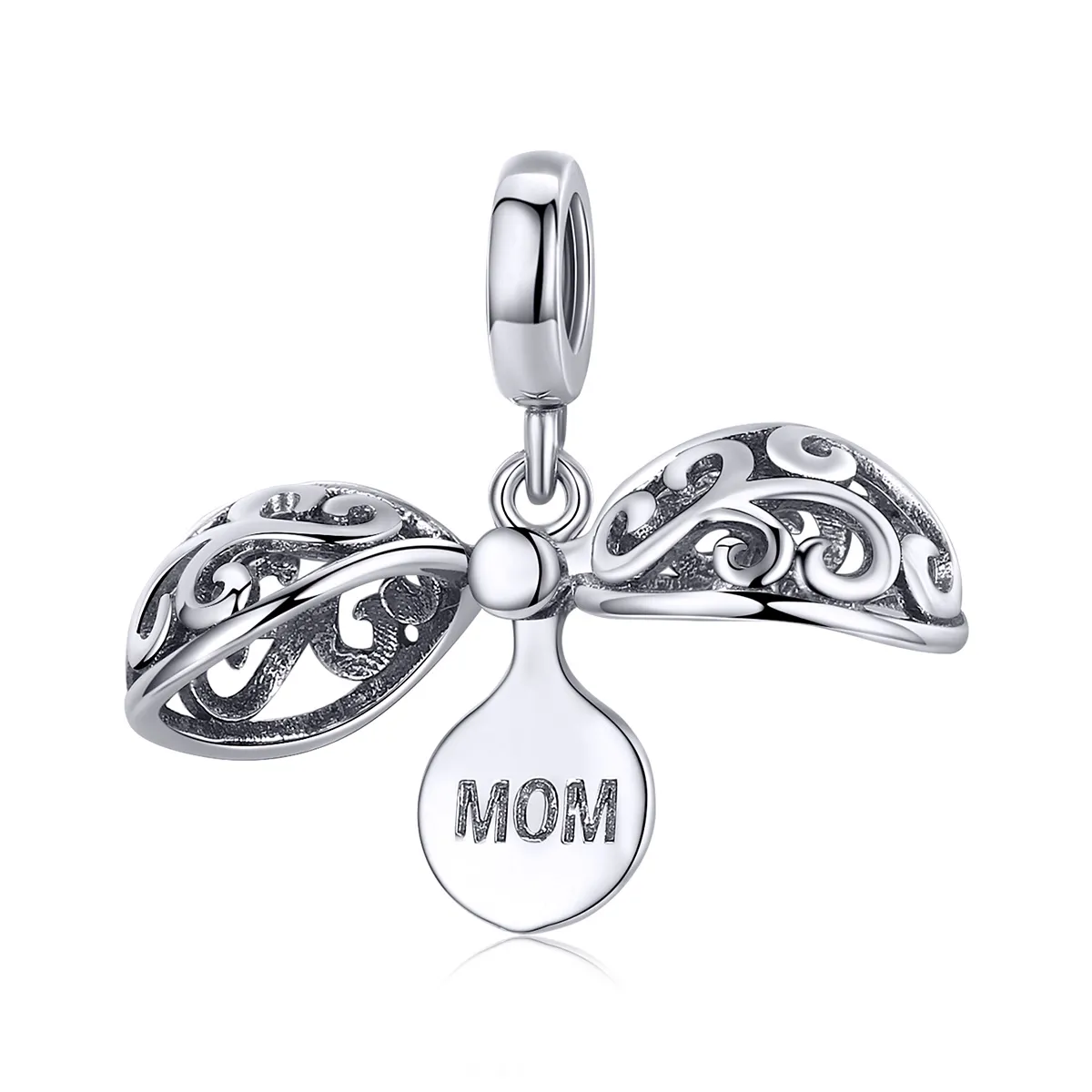 Pandora Compatible Silver Gartitude For Mom Dangle - SCC1008