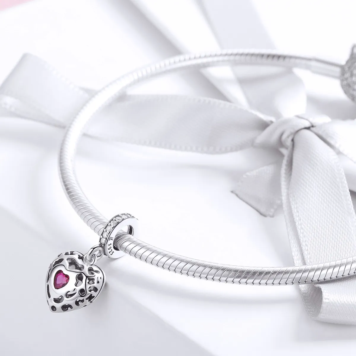 Pandora Compatible Silver Happiness Dangle - SCC1007