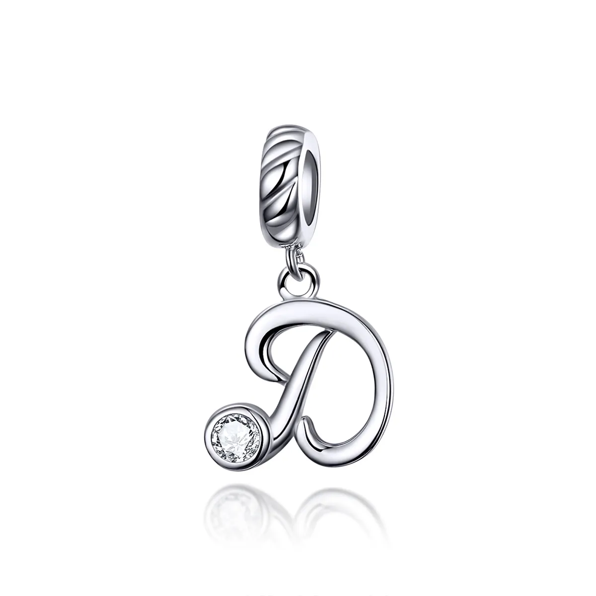 Pandora Compatible Silver Letter D Dangle - SCC1183-D