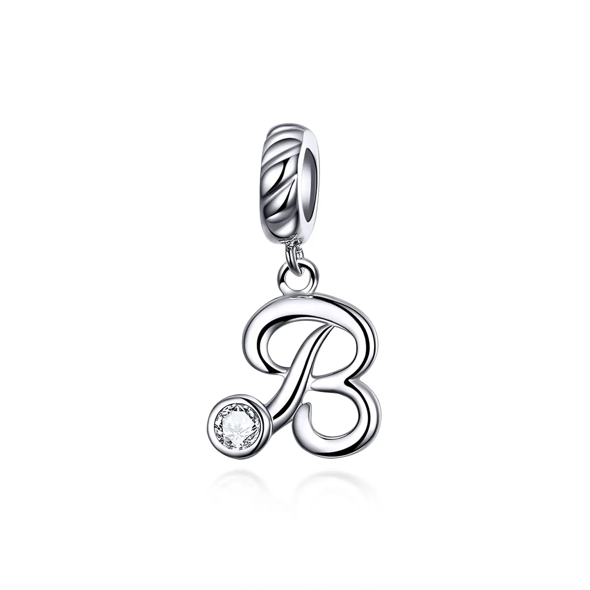 Pandora Compatible Silver Letter B Dangle - SCC1183-B