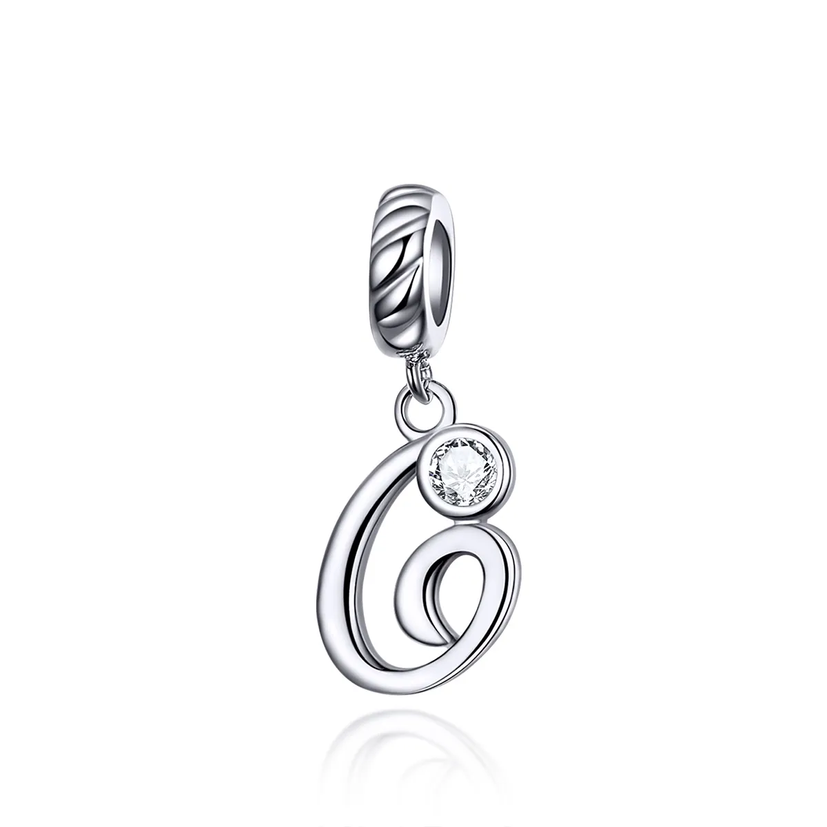 Pandora Compatible Silver Letter G Dangle - SCC1183-G