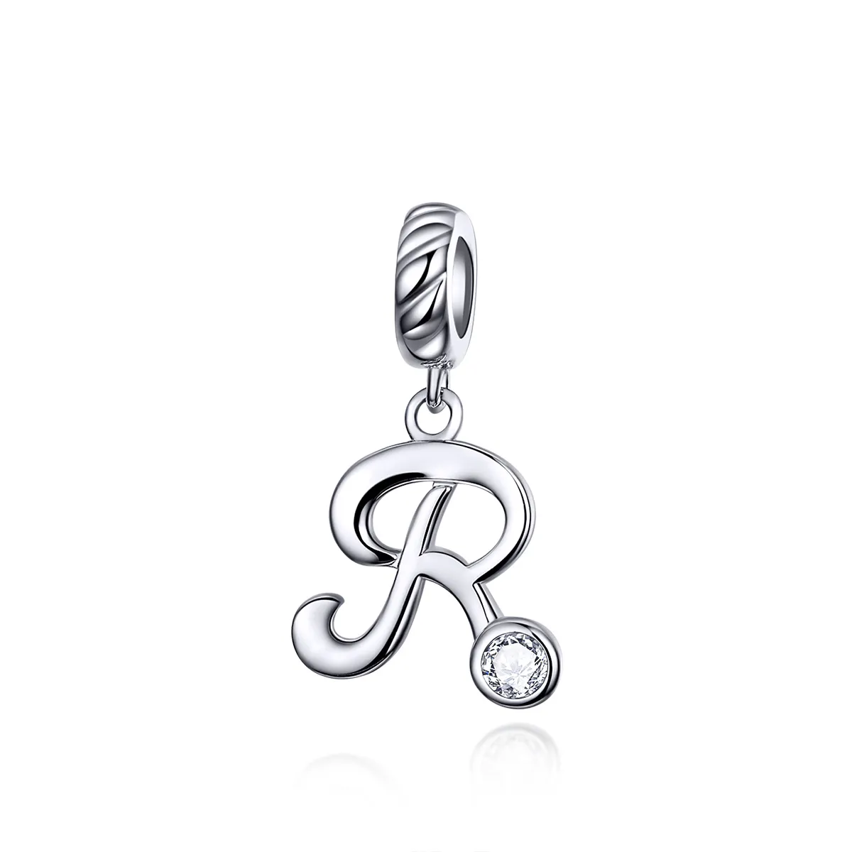 Pandora Compatible Silver Letter R Dangle - SCC1183-R