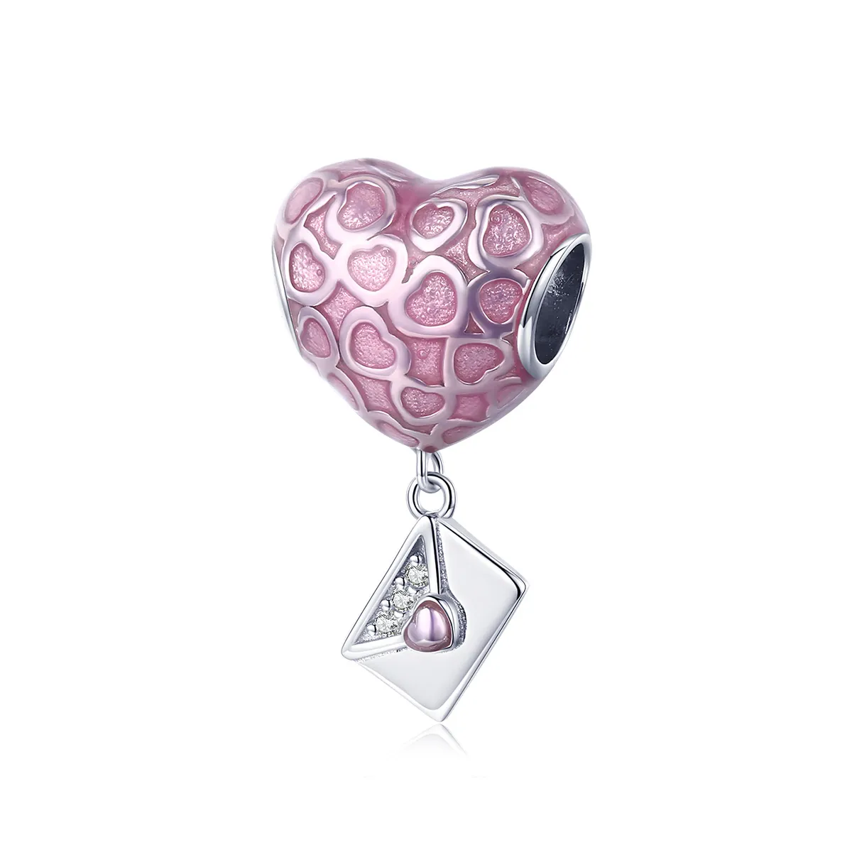 Pandora Compatible Silver Love You Slowly Dangle Charm - SCC1080