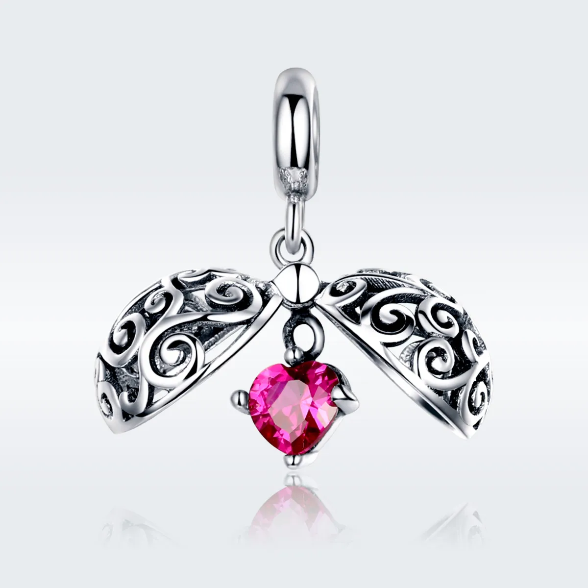 Pandora Compatible Silver Secret Fruit Dangle - SCC1114