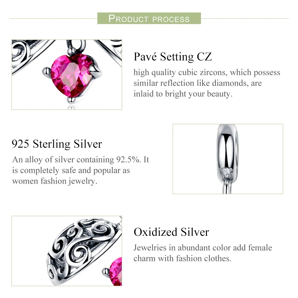 Pandora Compatible Silver Secret Fruit Dangle - SCC1114