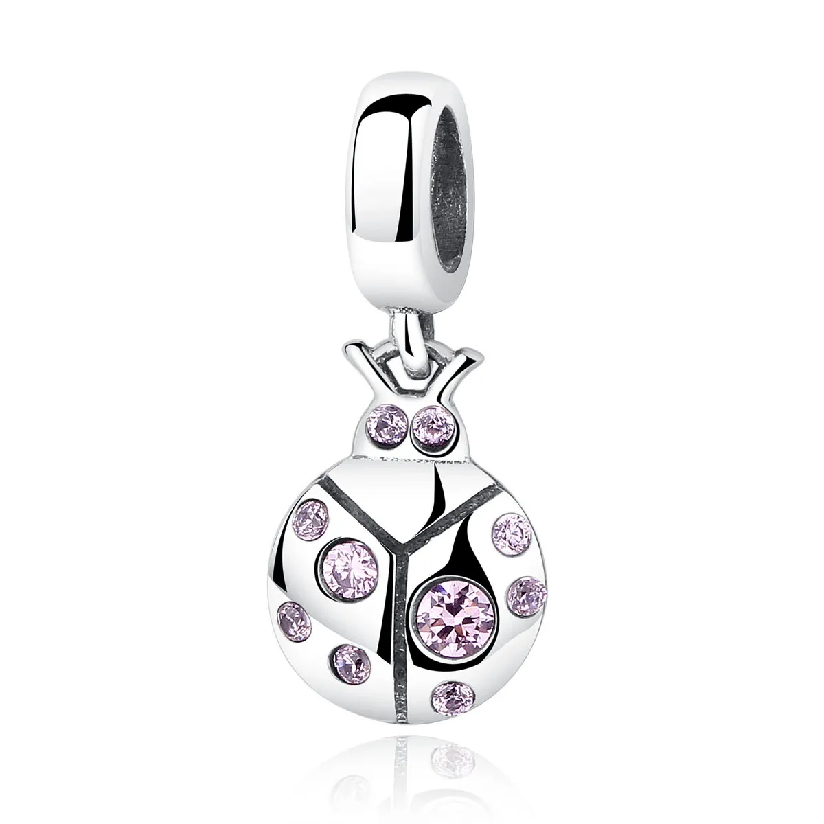 Pandora Compatible Silver Small Beetle Dangle - SCC023