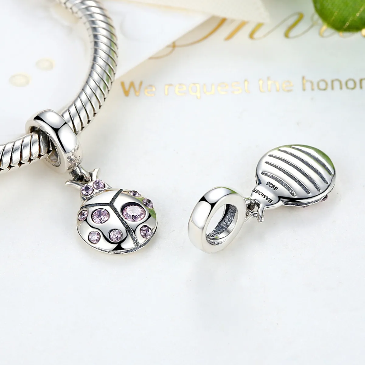 Pandora Compatible Silver Small Beetle Dangle - SCC023