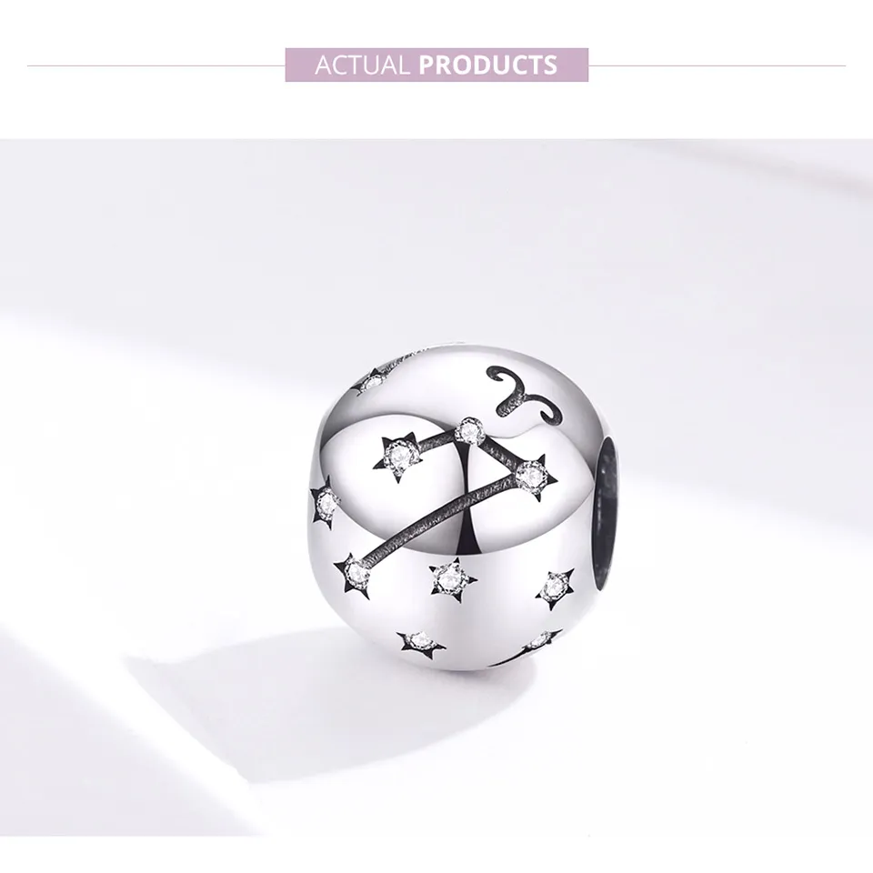 Silver Aries Charm - PANDORA Style - SCC1218-1