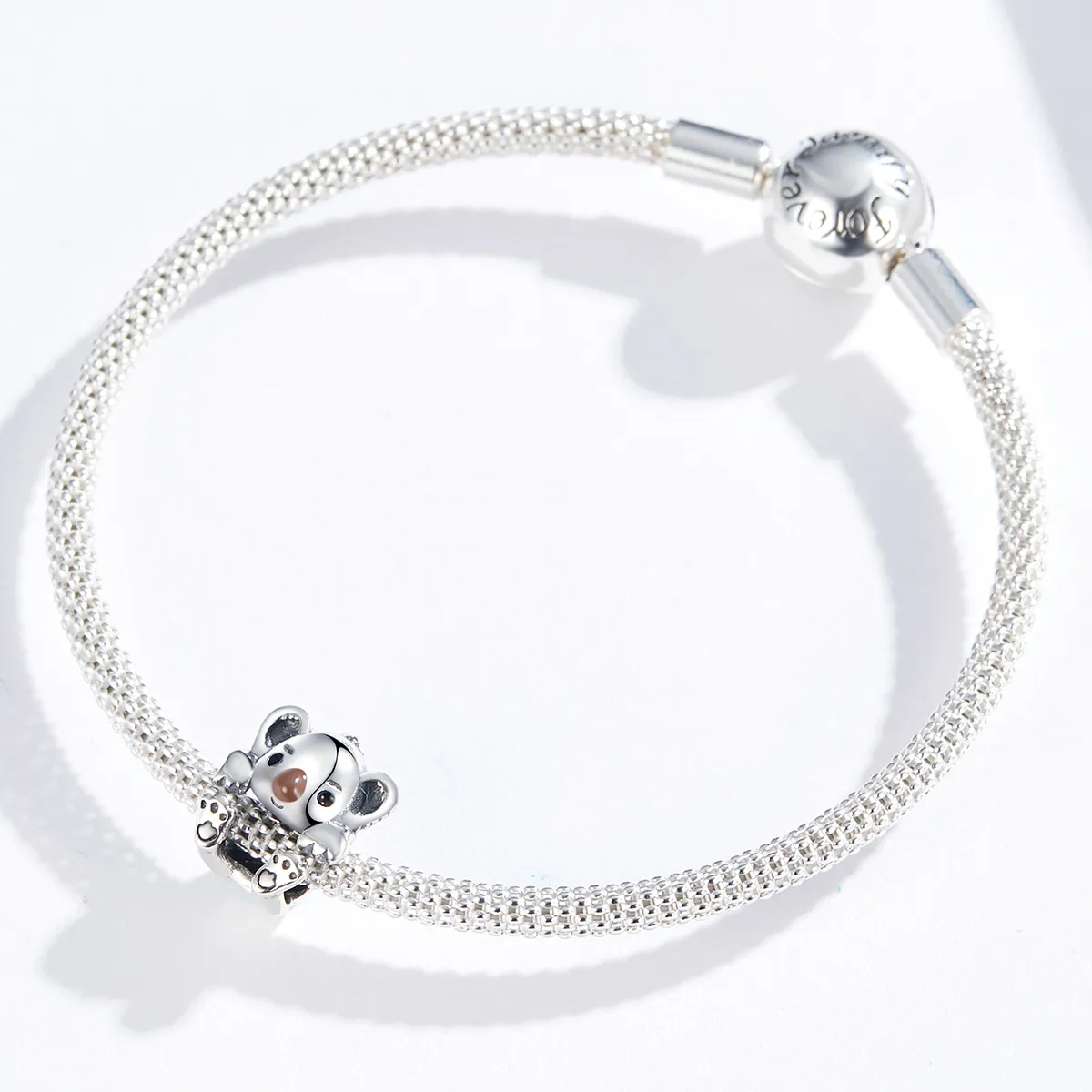 Silver Baby Koala Charm - PANDORA Style - SCC1304