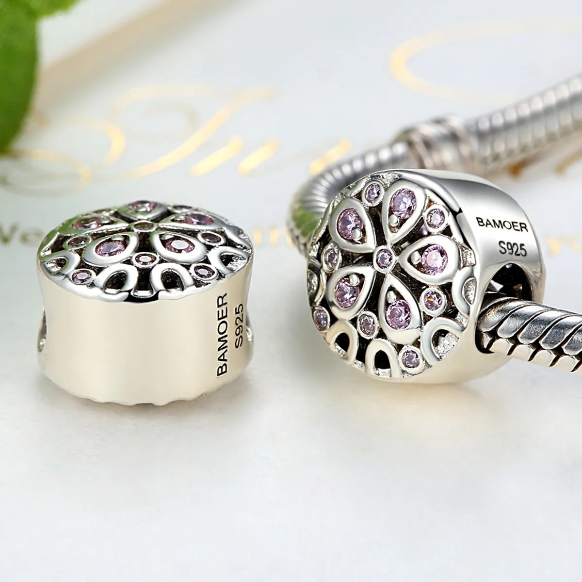 Silver Blooming Charm - PANDORA Style - SCC053