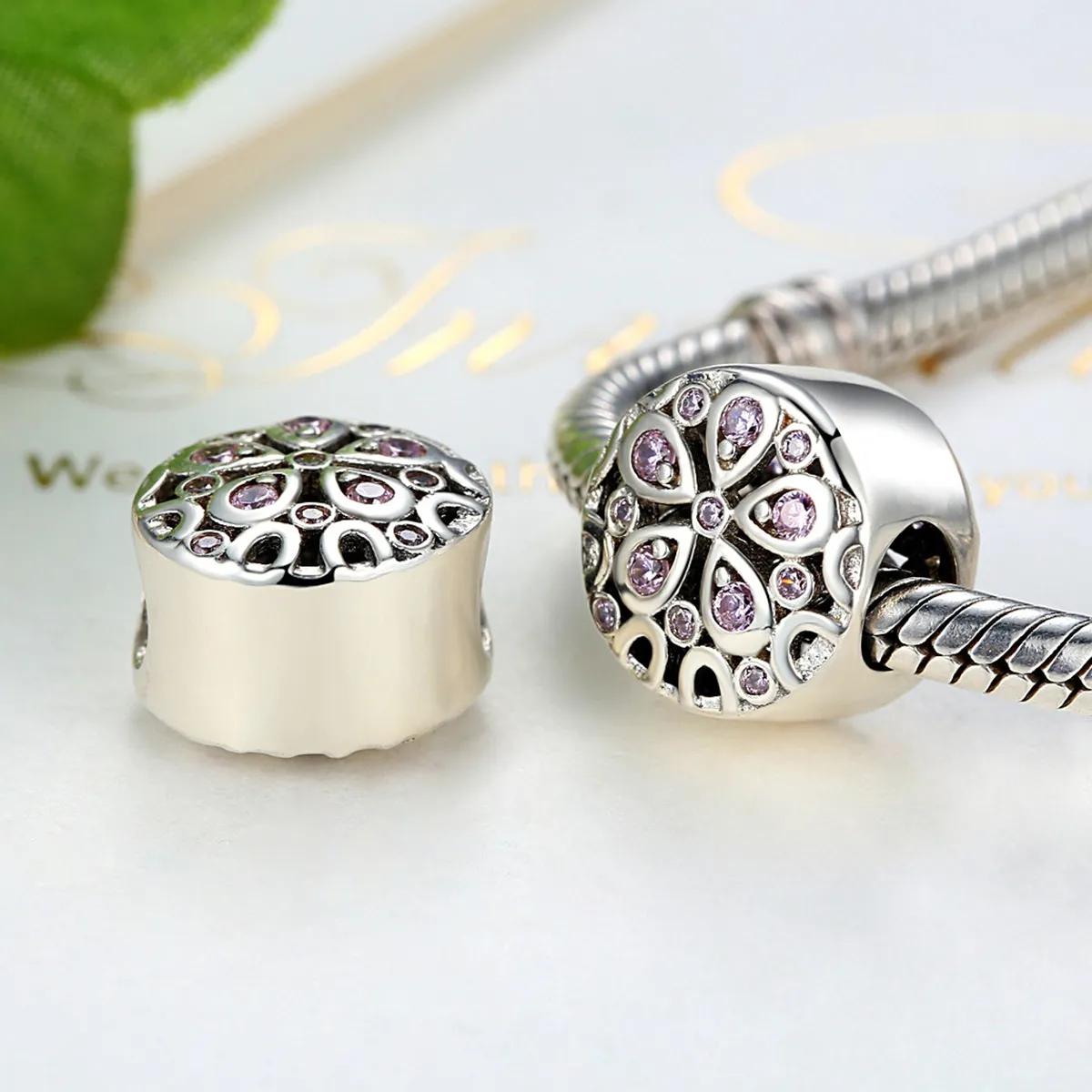 Silver Blooming Charm - PANDORA Style - SCC053