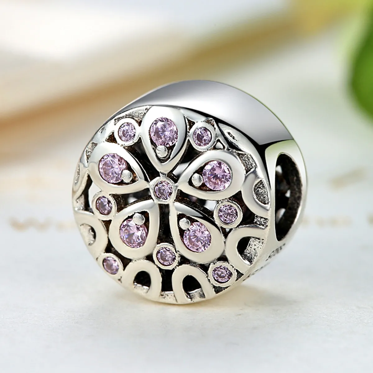 Silver Blooming Charm - PANDORA Style - SCC053