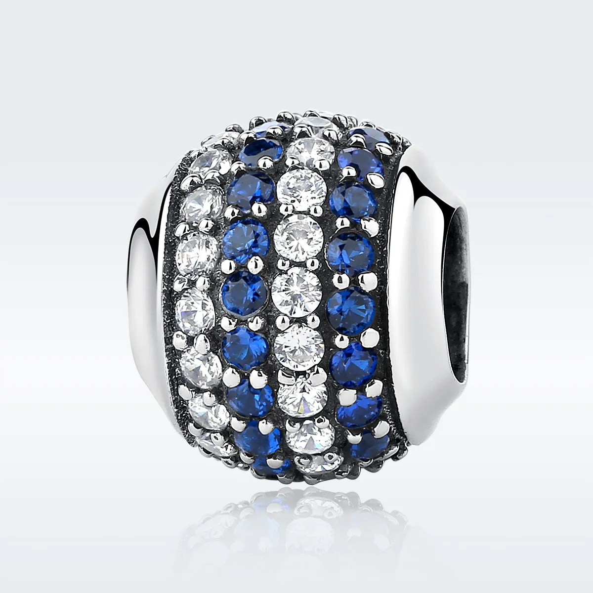 Silver Blue Coast Charm - PANDORA Style - SCC104