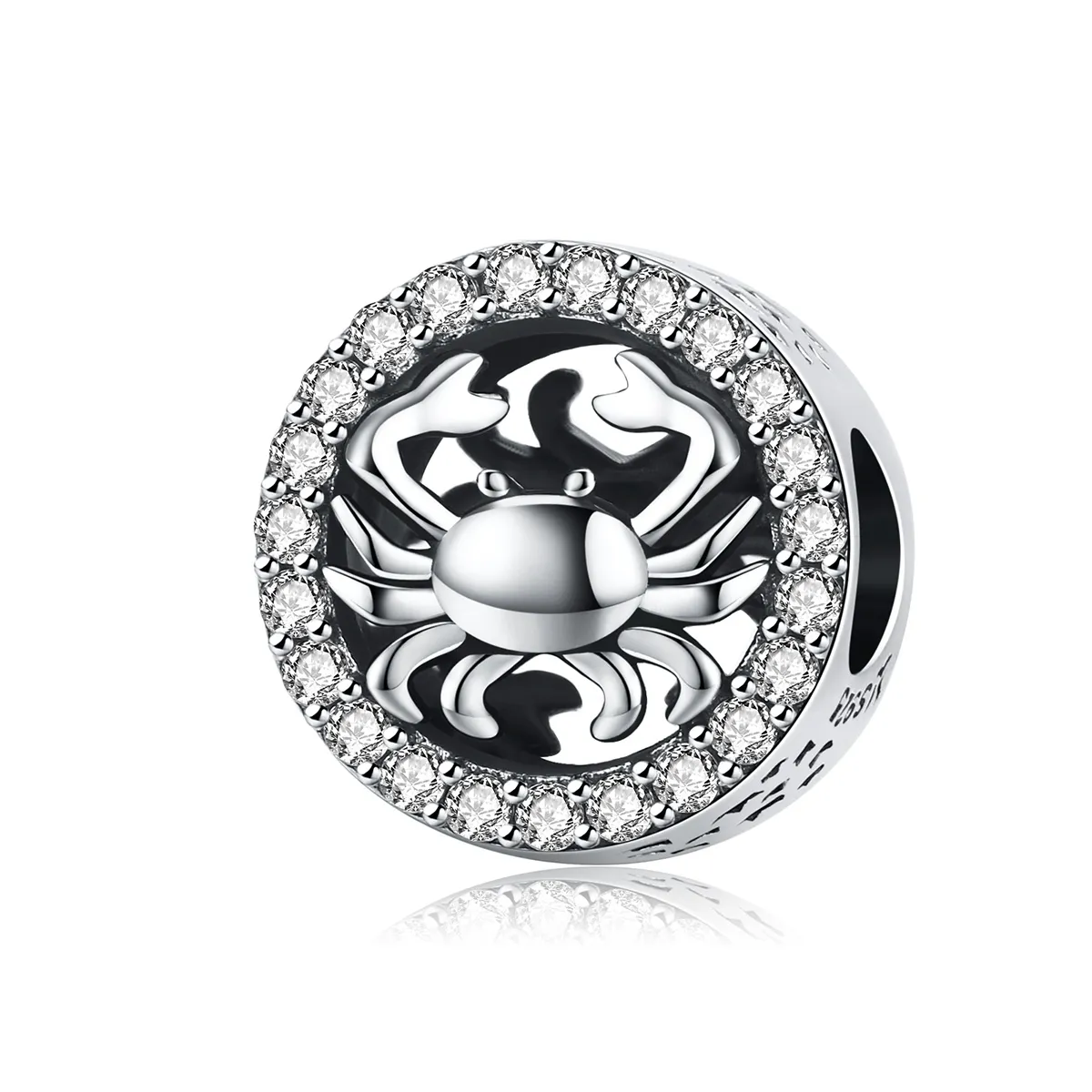 Silver Cancer Charm - PANDORA Style - SCC1213