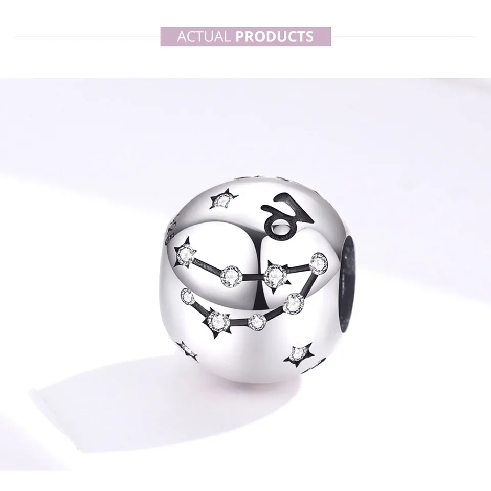 Silver Capricorn Charm - PANDORA Style - SCC1218-10