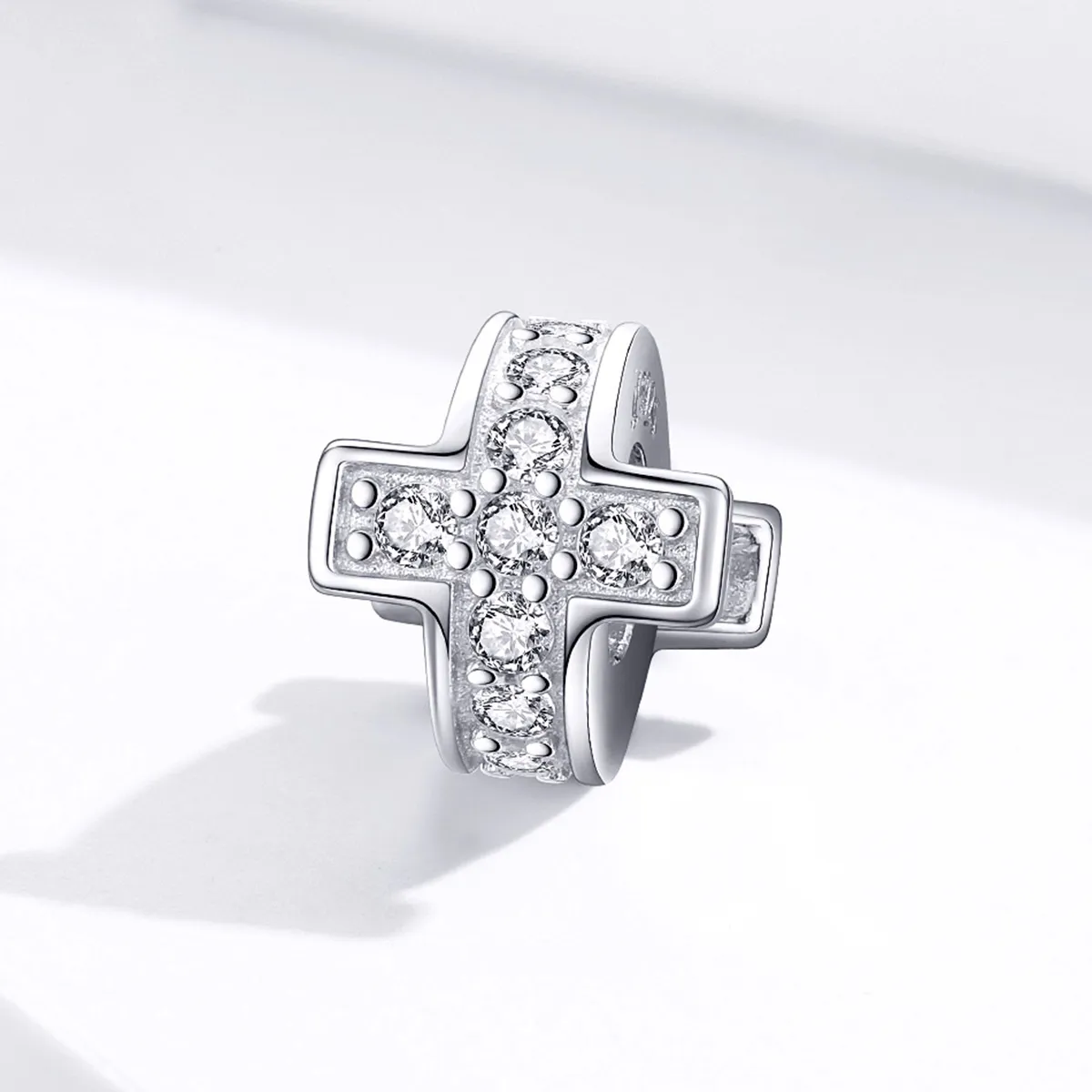 Silver Cross Charm - PANDORA Style - SCC1292