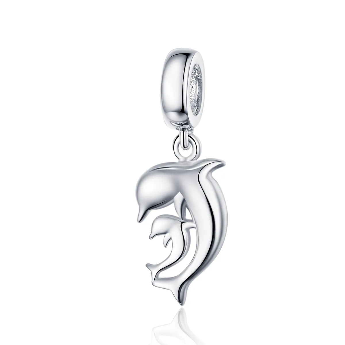 Silver Dolphin Dangle - PANDORA Style - SCC1206