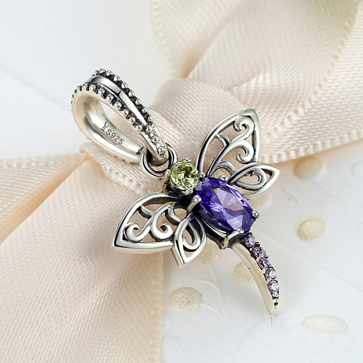 Silver Dragonfly Dangle - PANDORA Style - SCC048