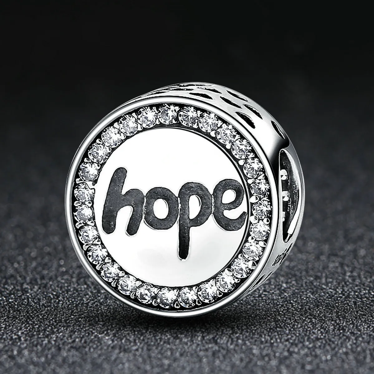 Silver Hope Charm - PANDORA Style - SCC088