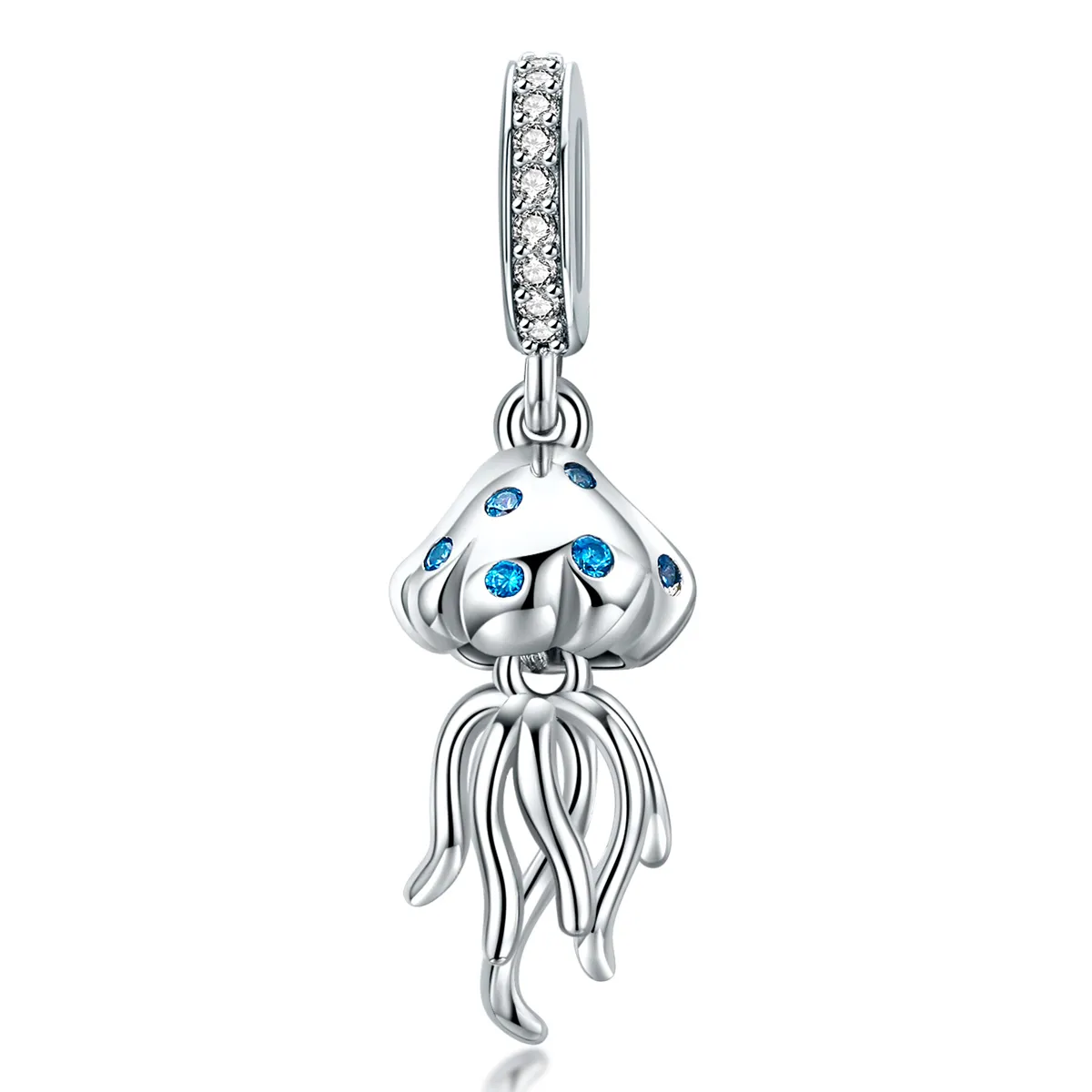 Silver Jellyfish Dangle - PANDORA Style - SCC1297