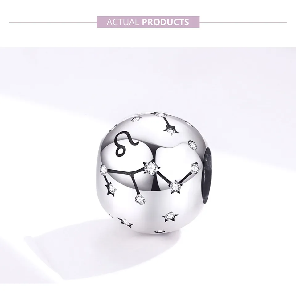 Silver Leo Charm - PANDORA Style - SCC1218-5