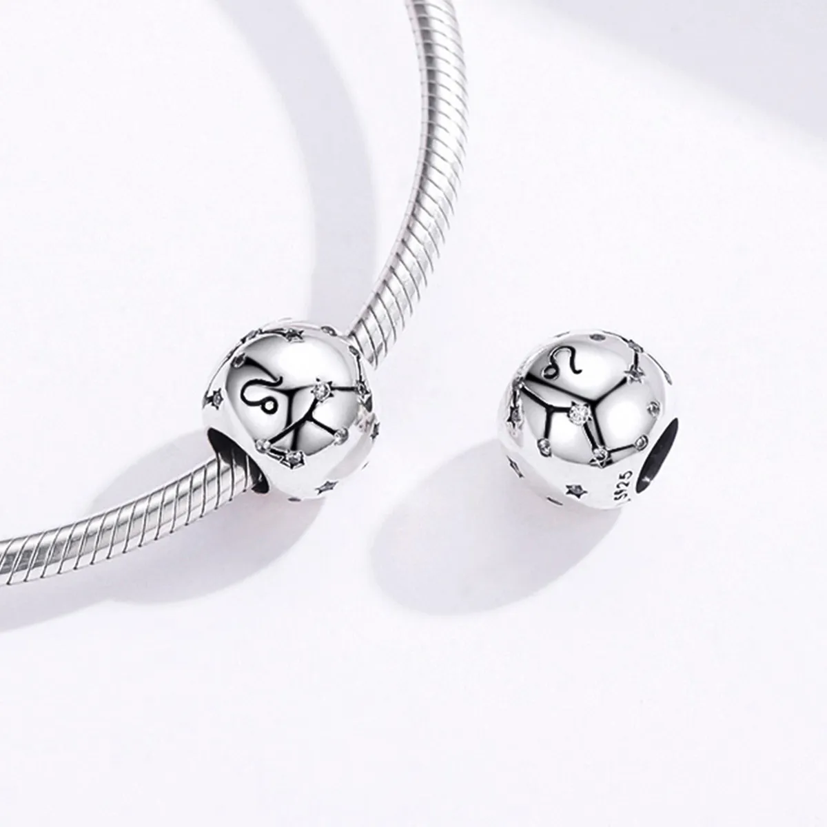 Silver Leo Charm - PANDORA Style - SCC1218-5