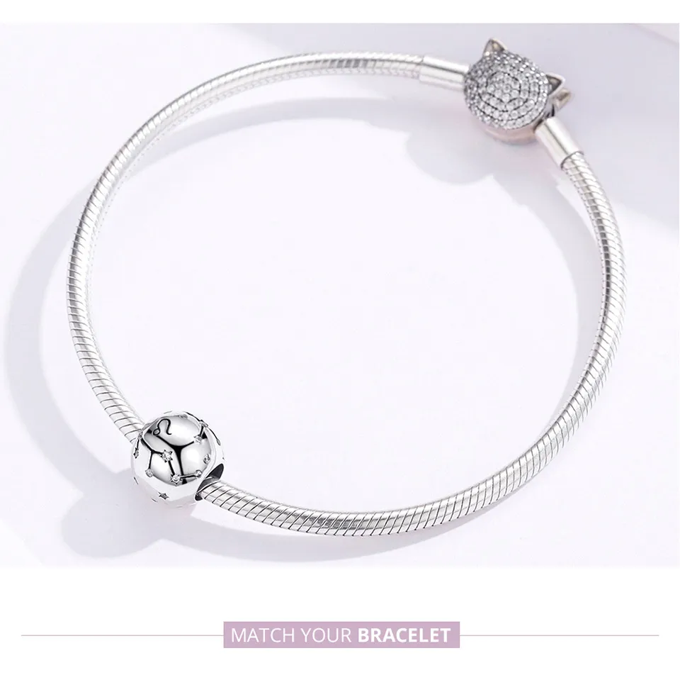 Silver Leo Charm - PANDORA Style - SCC1218-5