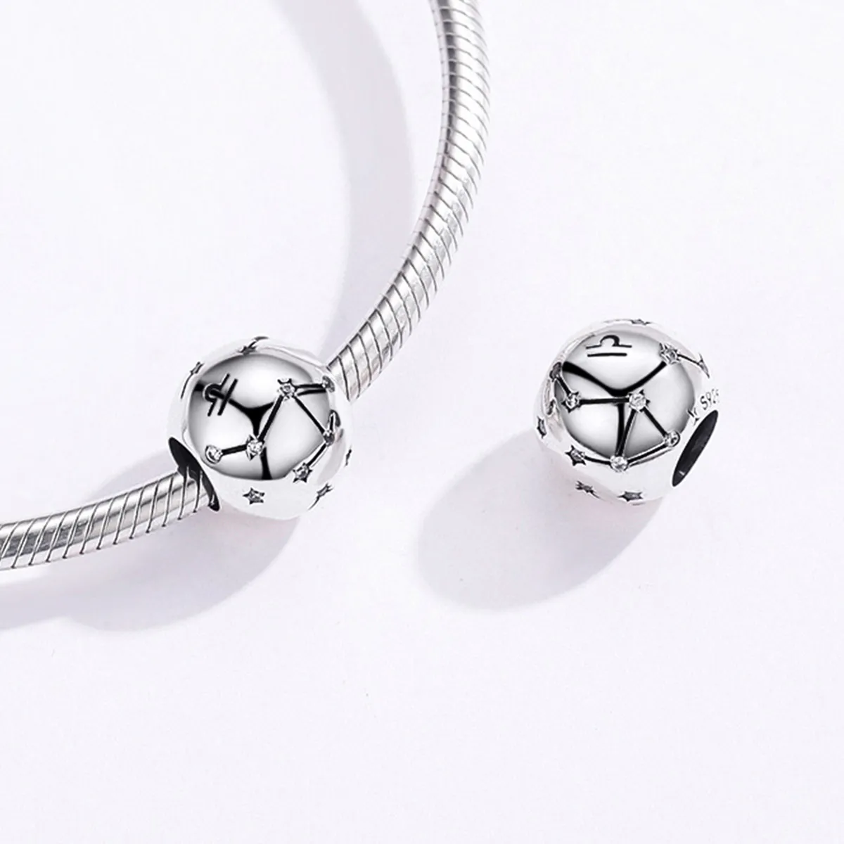 Silver Libra Charm - PANDORA Style - SCC1218-7